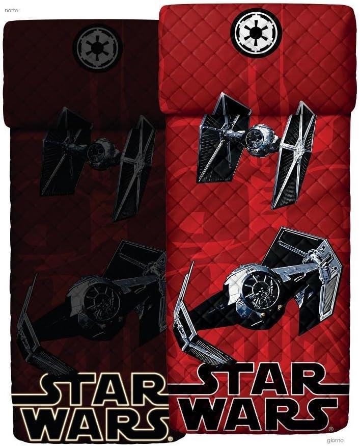 Star Wars Imperial Design Quilted Bedspread. Glow in the Dark.