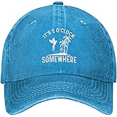 Philysonic 5 Oclock Somewhere Hat It is 5 Oclock Somewhere Hat Women Baseball Hat Cool Hats