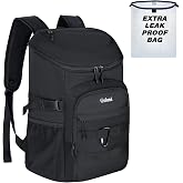 Cooler Backpack Insulated Leak Proof,Small Soft Coolers Bag for Men and Women Camping,Travel,Beach,Hiking,Picnic
