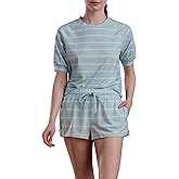 Splendid womens Short Sleeve Top and Short 2-piece Pajama Set
