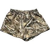 MakeMeChic Women's Sweat Shorts Camo Boxer Workout Shorts