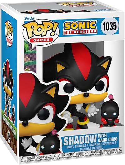 Funko Pop! Shadow the Hedgehog with DChao – Sonic the Hedgehog Vinyl Figure