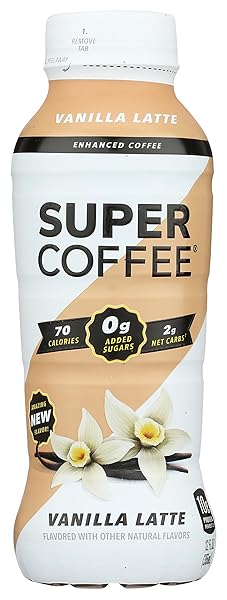 KITU, SUPER COFFEE PROTEIN MCT OIL VANILLA, 12 FL OZ