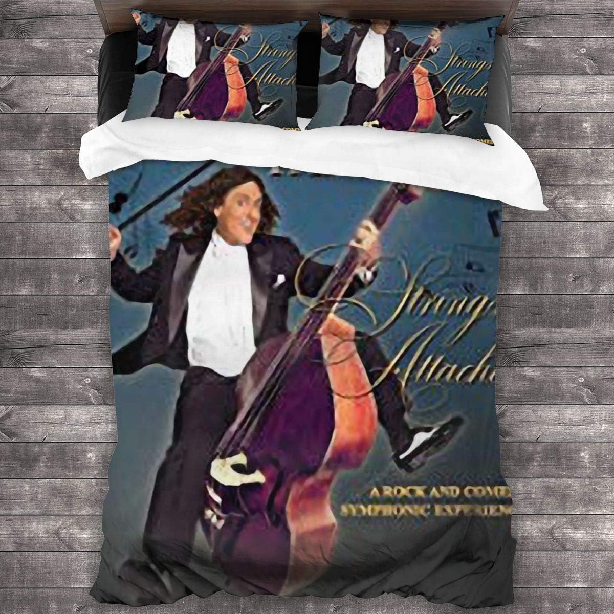 DAWES MICROFAC Duvet Cover Set,Weird Al 1 Tour 2019 Yankovic 18 Tee, Decorative 3 Piece Bedding Set with 2 Pillow Shams (Queen Size)