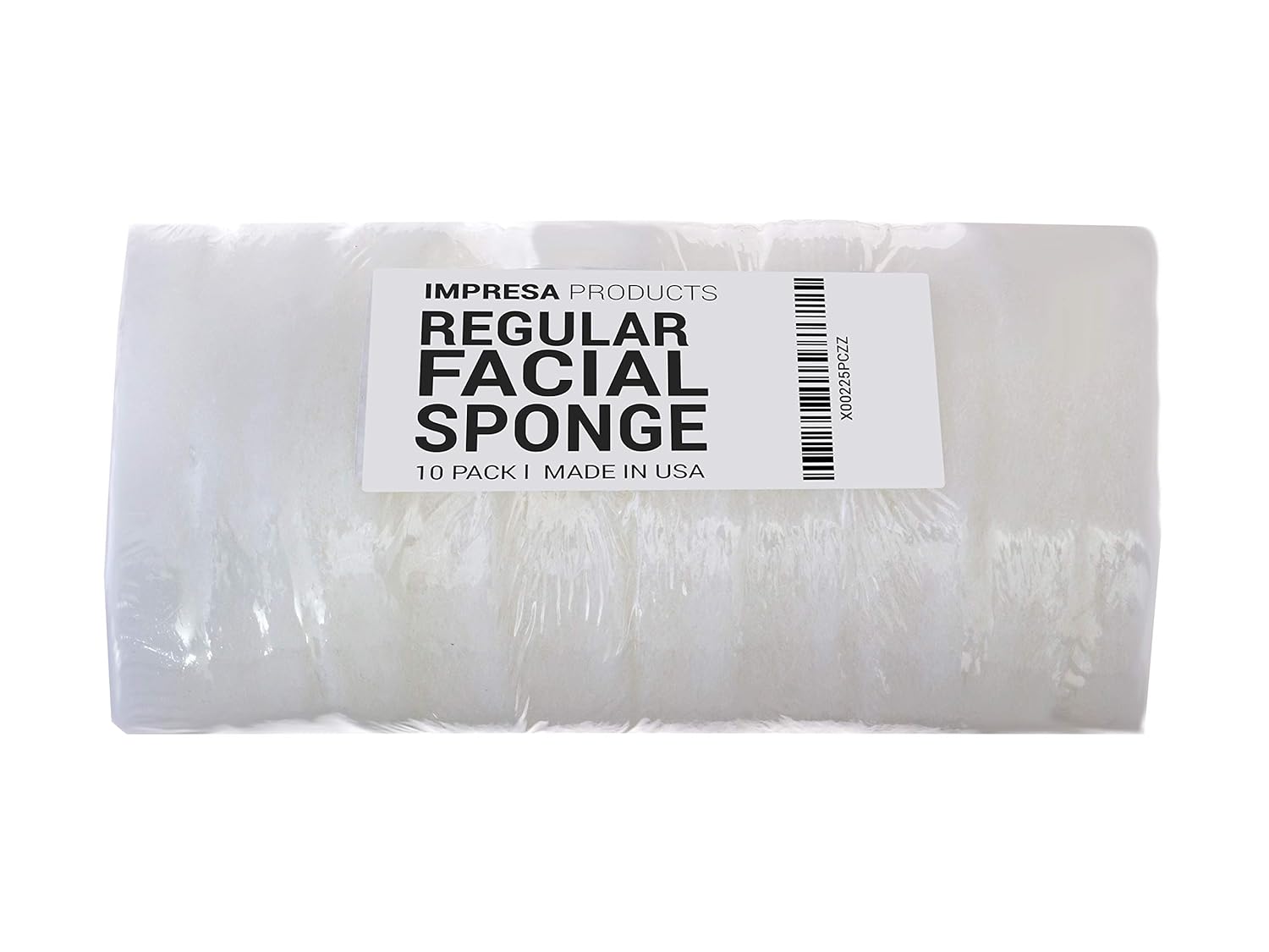 10 Pack Facial Sponge For Daily Deep Cleansing And Regular Exfoliating - Regular Buff Puff Style Exfoliating Pads Perfect Puf For Removing Dead Skin, Dirt & Makeup - Normal to Oily - Made In The USA : Beauty