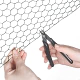 Cymax 3m x 0.4m Galvanized Chicken Wire Mesh Roll 24.5mm Hex Hole view 3