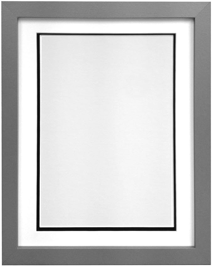 Frames by Post H7Bilderrahmen mit weißem Passepartout, Breite 25 mm