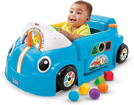 fisher price laugh and learn crawl around car pink