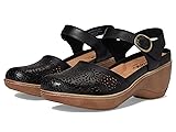 SoftWalk Women's Mabelle Perf Clog, Black, 8 Wide