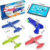 Winstico Airplane Launcher Toy 3 Pack Foam Glider Planes Ages 4-9 view 6