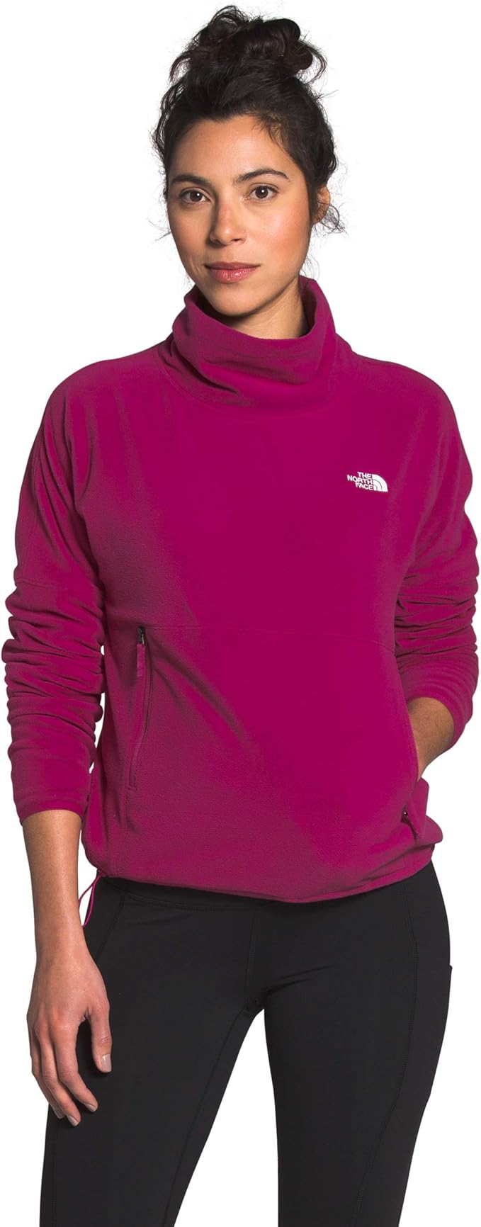 the north face women's terry funnel neck pullover