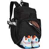 Goloni Basketball Backpack,Large Sports Bag with Ball Compartment & Shoe Compartment for Basketball, Soccer, Volleyball,Gym