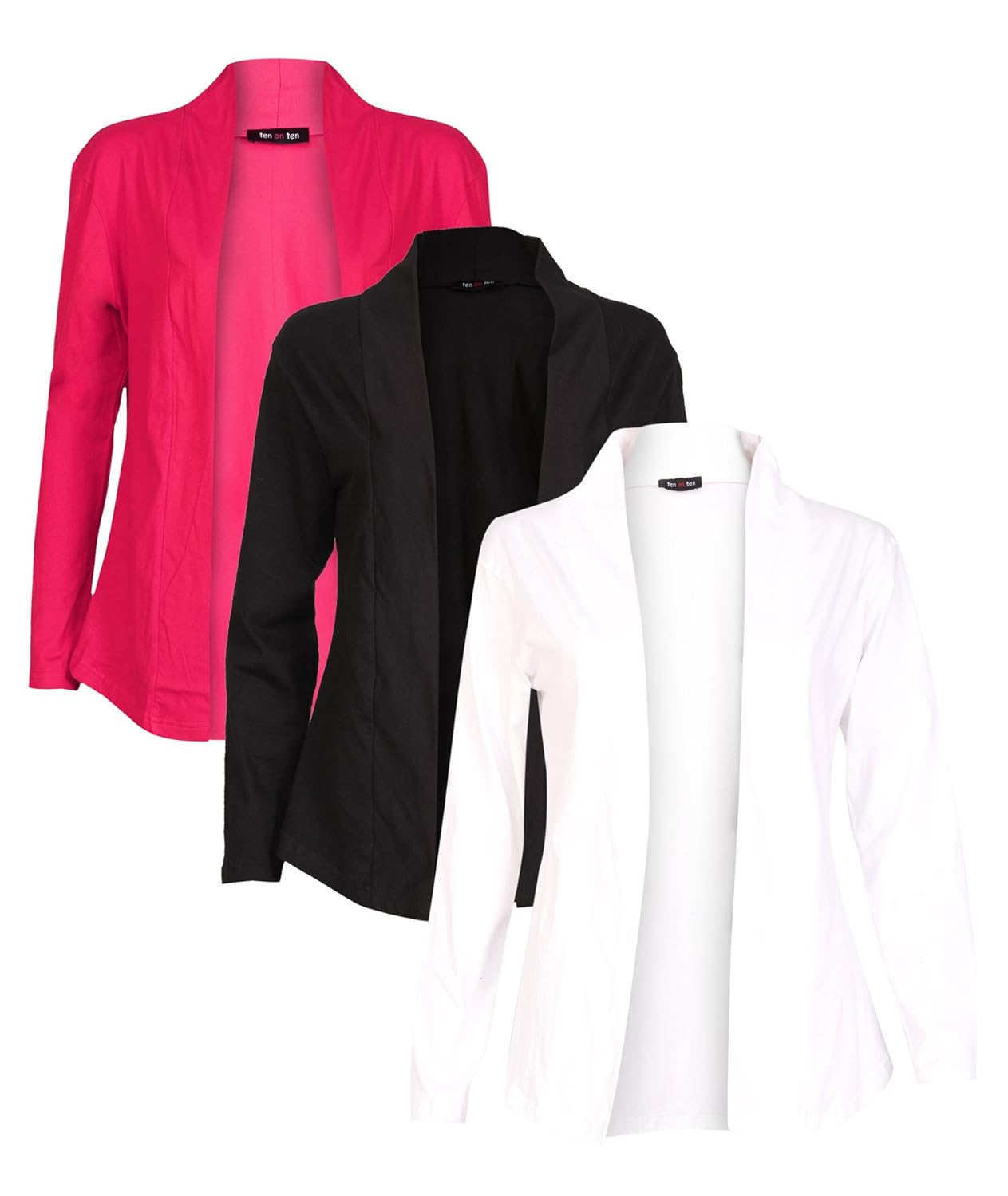 ten on ten women's plain shrug