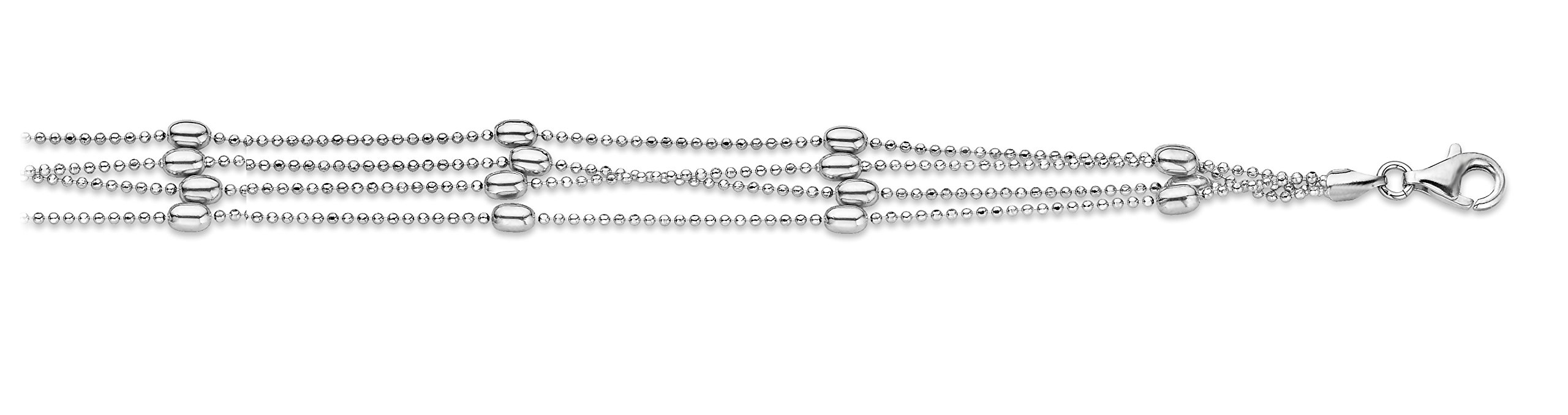 Orphelia ZA-1979 Women's Bracelet Rhodium-Plated 925 Silver 19 cm, Jewellery for Women