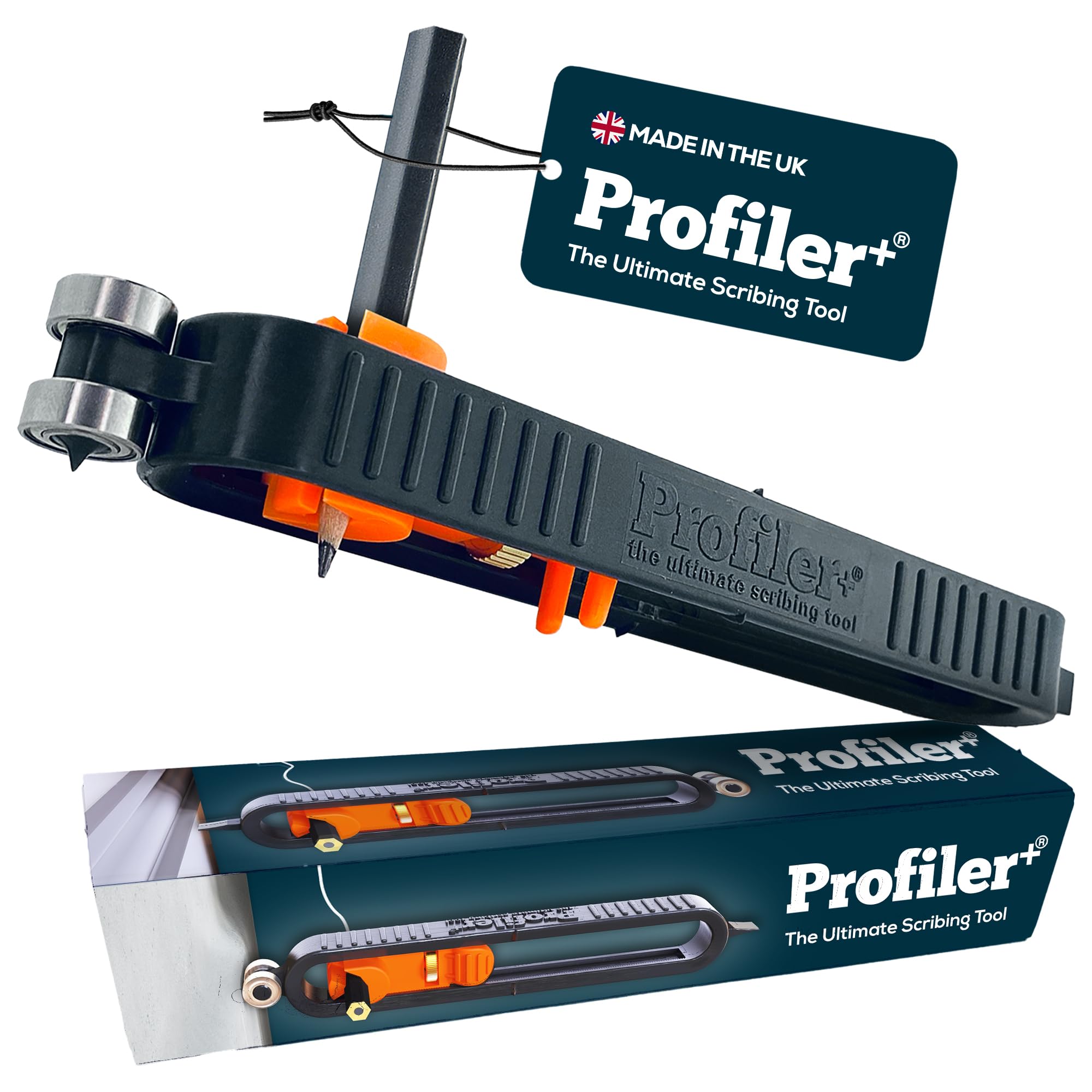 Profiler+ Multifunction Scribing Tool – Adaptable to Any Marker, the Ultimate Precision Contour Scribe Tool for Accurate Woodworking, Cabinetry, Flooring and Carpentry