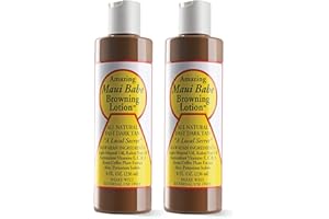 Maui Babe Browning Lotion 8 Ounces (Pack of 2)