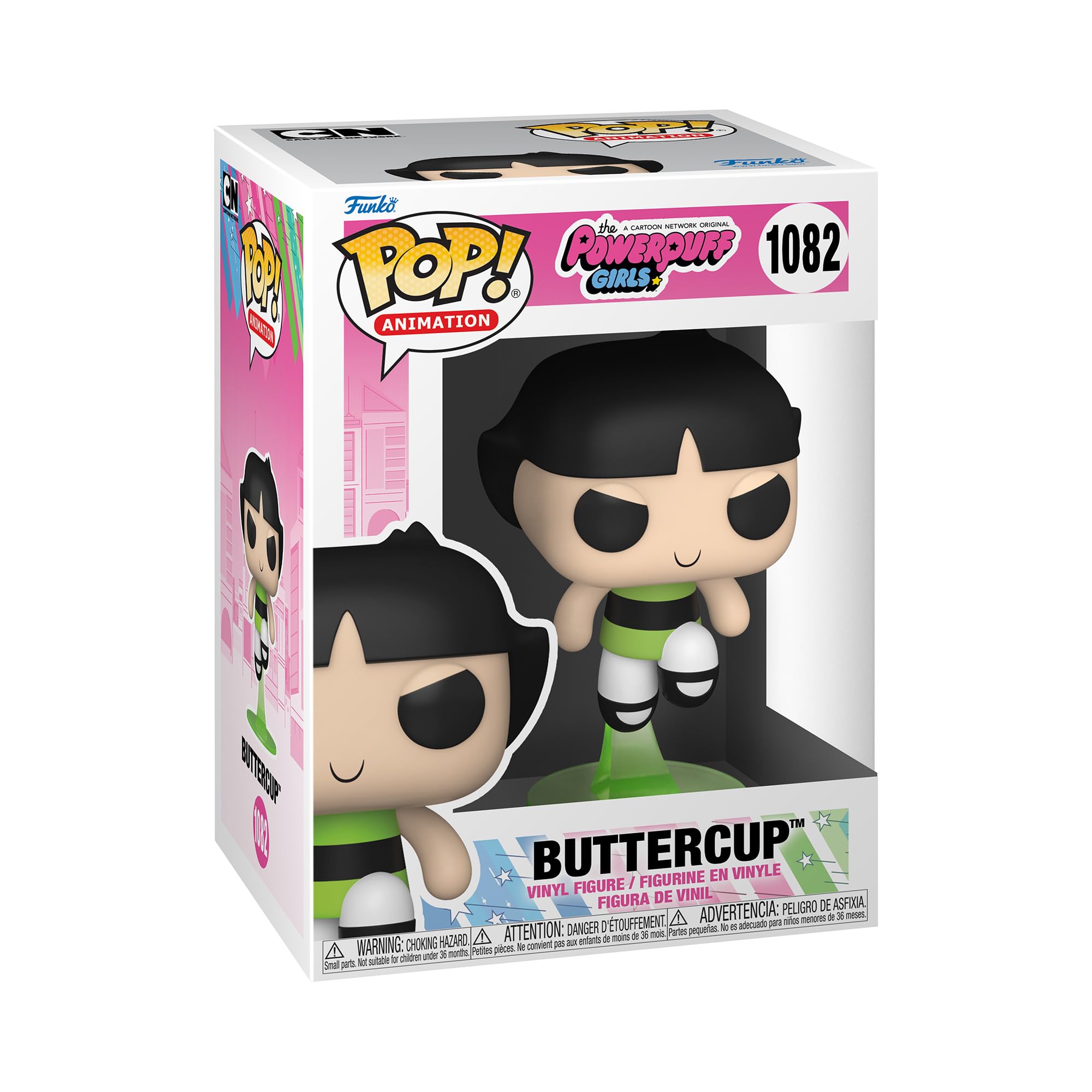 Funko POP! Animation: Powerpuff Girls - Buttercup - the Powerpuff Girls - Collectable Vinyl Figure - Gift Idea - Official Merchandise - Toys for Kids & Adults - TV Fans - Model Figure for Collectors
