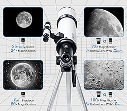 Telescope 80mm Aperture 600mm - Astronomical