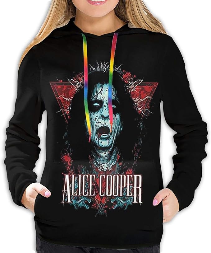 Alice Cooper Novelty Hoodies Sweatshirt Gifts for Women's