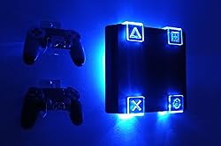 Wall Mount for PS4 PlayStation 4 with Multicolor