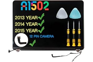 SEVEN PUPPY Screen Replacement for MacBook Pro 13" A1502 Late 2013 Mid 2014 Early 2015 EMC 2835 EMC2678 EMC2875 Retina LCD Screen Display Full Assembly