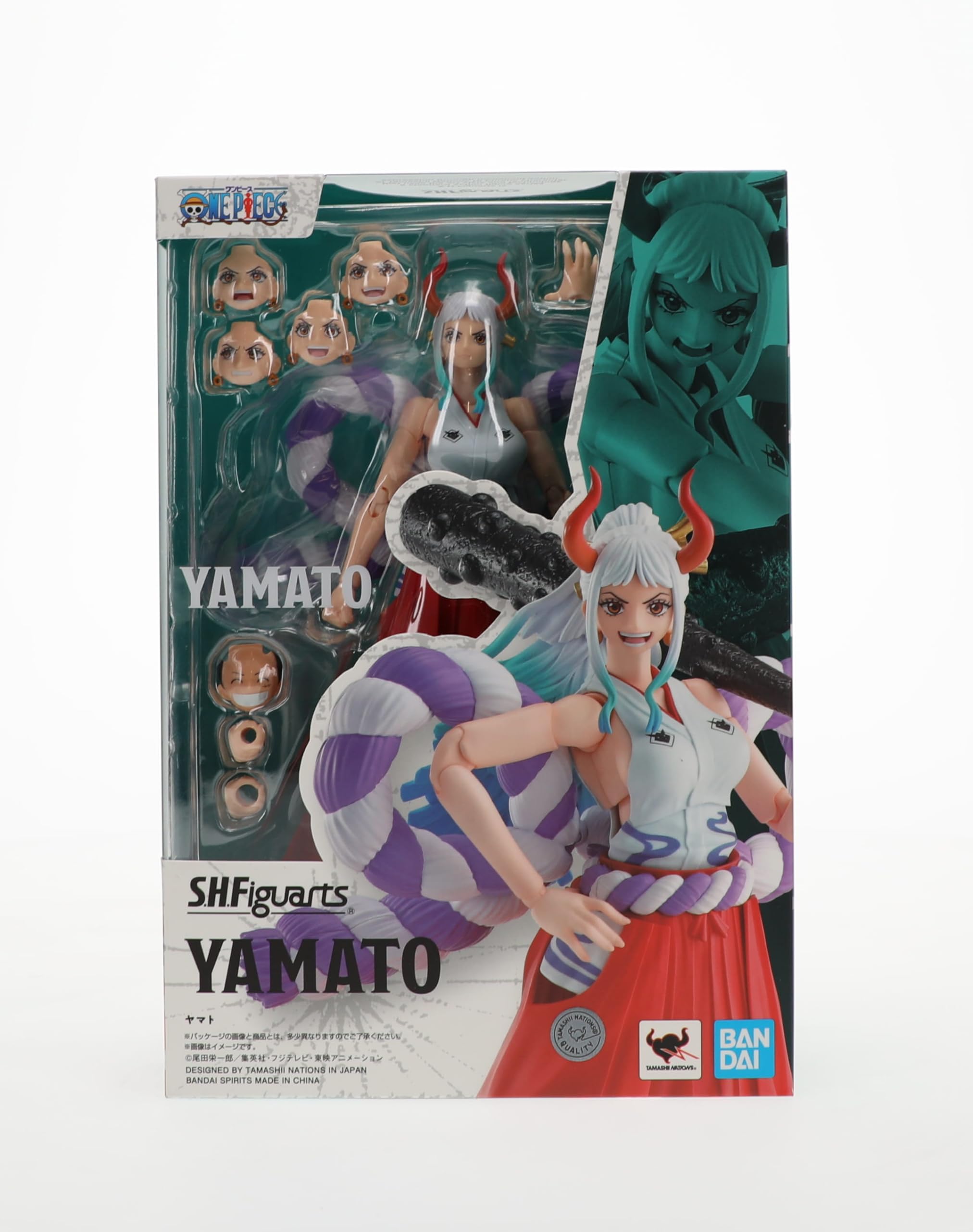 TAMASHII NATIONS S.H.Figuarts - One Piece Monkey D. Luffy (La Raid Su Onigashima), Action Figure Da Collezione Bandai Spirits