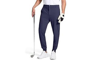 SERAMY Men's Golf Joggers Pants Slim Fit Stretch Sweatpants Work Dress Casual Running Pants for Men with 5 Pockets