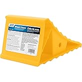 Camco Standard Wheel Chock for Trailers & RVs - Heavy Duty Trailer Wheel Chock Constructed of Durable Plastic w/UV inhibitors