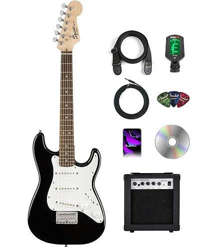 Amazon.com: Fender Squier Mini Stratocaster Electric Guitar