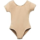 Elowel Pajamas Gymnastics Leotards for Girls - Long Sleeve & Scoop Neck Leotard for Girls Dance