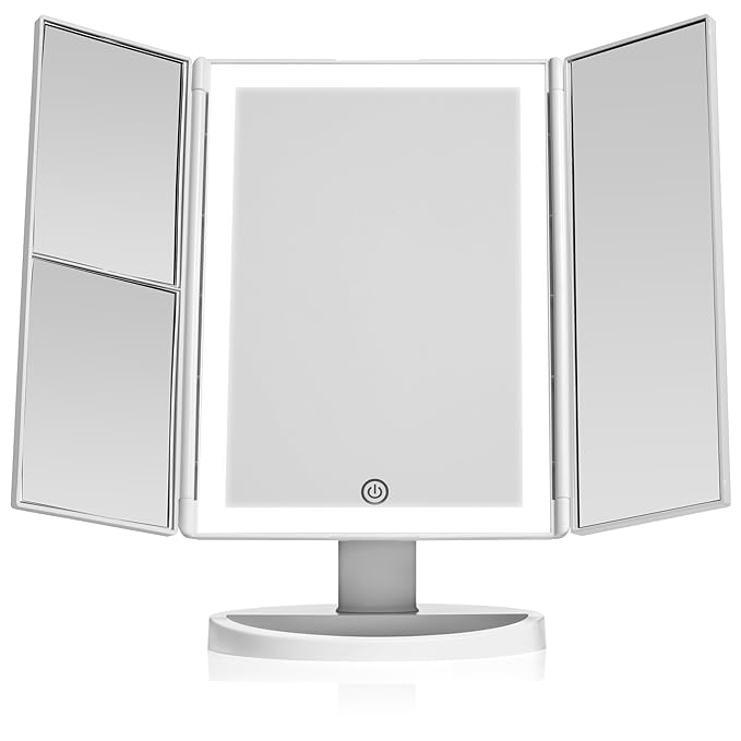 Beautyworks Backlit Makeup Vanity Mirror 36 LED Lights, TouchScreen