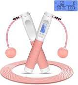 Flintronic Dual-Purpose Skipping Rope with Counter Pink White view 9