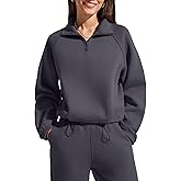 G4Free Flurrylux Womens Sweatshirts Fleece Lined Quarter Zip Mock Neck Pullover Winter Fashion Outfits Clothes