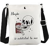 WCGXKO Soda Crossbody Bag Vodka Drinker Gift Soda Drinking Lover Gift Soda Social Club Gift
