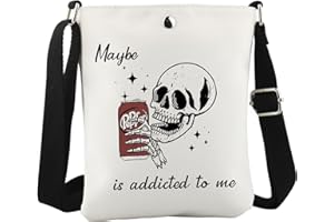 WCGXKO Soda Crossbody Bag Vodka Drinker Gift Soda Drinking Lover Gift Soda Social Club Gift