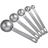 MIU France Stainless Steel Set of 5 Measuring Spoons