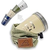 Pubgeer 4pcs Camping Cup 11oz Wilderness Theme Pattern 18/8 Stainless Steel for Outdoor Picnic Hiking Fishing Pint cup Tumbler Gift 4 colors