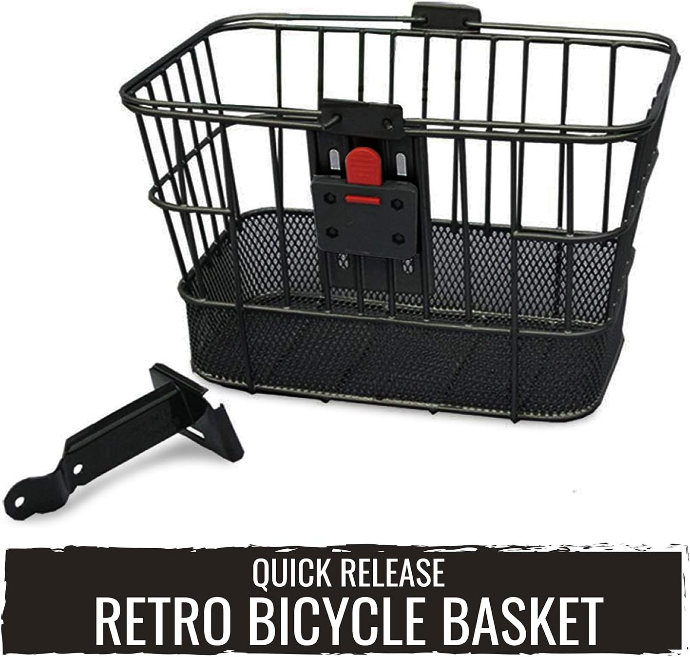 evo ECargo Quick Release Bicycle Basket for Front of Bike