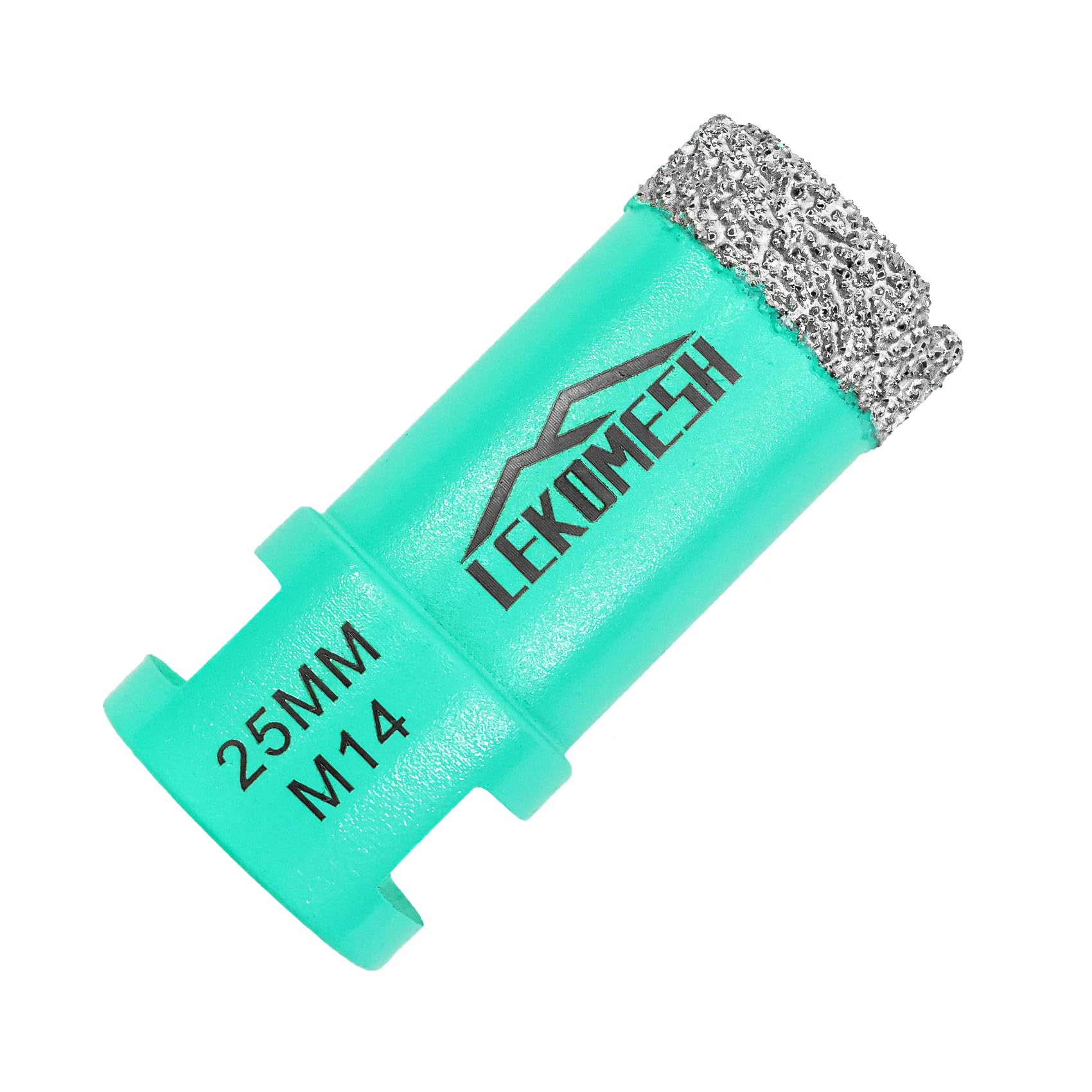 LEKOMESH Diamond Core Drill Bits 25MM - Vacuum Brazed Diamond Hole Saw for Porcelain Ceramic Tile Marble Granite Stone Quartz - M14 Thread for Angle Grinder — image 1