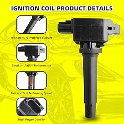 MOAUTO Set of 4 Ignition Coils Pack UF656 PE2018100