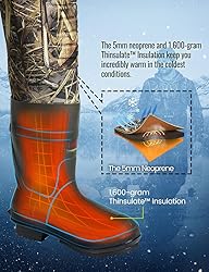 TIDEWE Hunting Wader, 5mm Neoprene Fleece-Lined