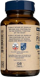 Wiley's Finest Wild Alaskan Fish Oil Peak EPA 1000mg 60 Softgels view 4
