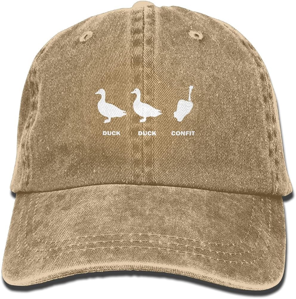 Duck Duck Confit Unisex Adult Adjustable Jeans Dad Hat Amazon.ca