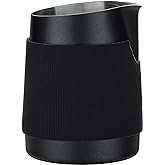 Normcore Handleless Milk Frothing Jug, Milk Pitcher 15.2 oz, Milk Frother Steamer Cup Stainless Steel Espresso Cup, Sharp Spo