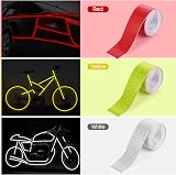 Abeillo Reflective Tape 3 Rolls 1in x 10ft Waterproof Silver Red Yellow view 6