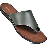 Aerosoft Women's Arch Support Sandals Comfortable Flip Flops for Walking Travel & Beach Orthopedic Flat Sandals for Plantar Fasciitis (Lilac Green Size 8)