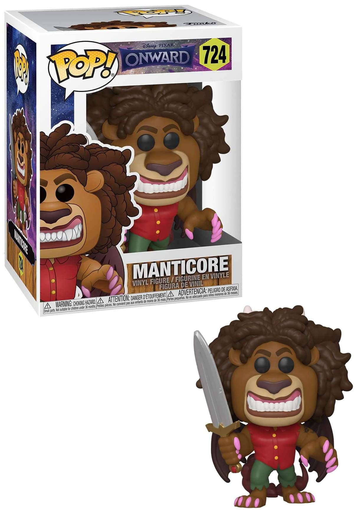 Funko POP! Manticore 45585 Disney: Onward-Dad - Collectable Vinyl Figure - Gift Idea - Official Merchandise - Toys for Kids & Adults - Movies Fans - Model Figure for Collectors and Display