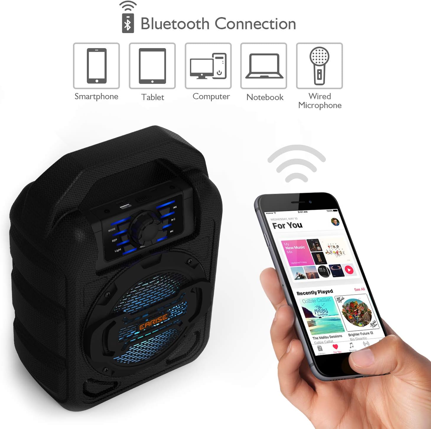 earise bluetooth speaker