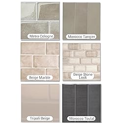 SMART TILES Peel and Stick Backsplash - 3D Adhesive