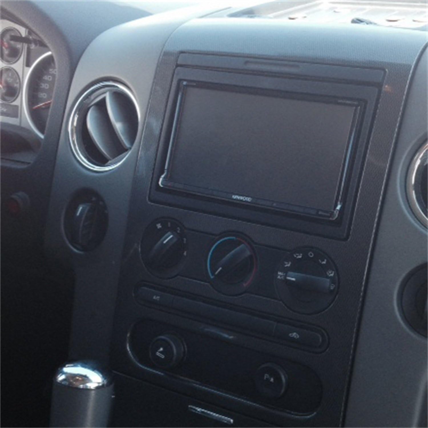 Scosche Dash Kit for 2004 - Up Ford Double Iso Din Kit, Black: Car Electronics